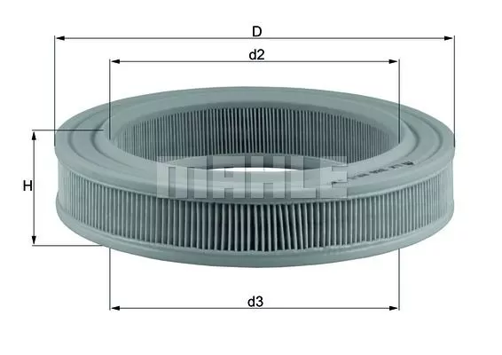 KNECHT LX386 Воздушный фильтр