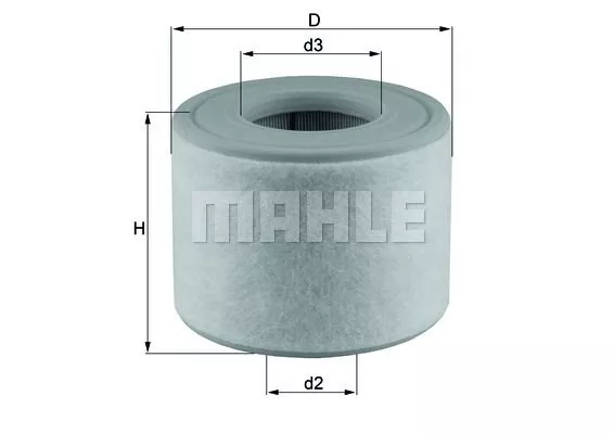 MAHLE ORIGINAL LX2607/2 Воздушный фильтр