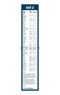 BOSCH 3397004586 Щетки стеклоочистителя