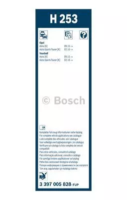 BOSCH 3397005828 Щетки стеклоочистителя