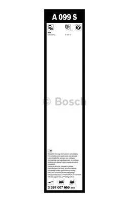 BOSCH 3397007099 Щетки стеклоочистителя
