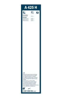 BOSCH 3397008051 Щетки стеклоочистителя
