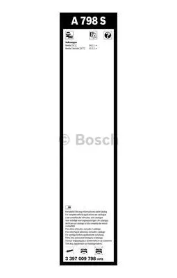 BOSCH 3397009798 Щетки стеклоочистителя