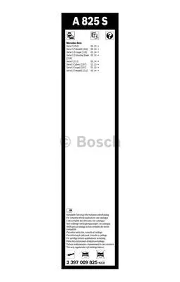 BOSCH 3 397 009 825 Щетки стеклоочистителя