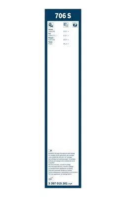 BOSCH 3397010301 Щетки стеклоочистителя