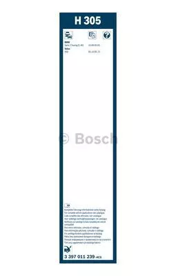 BOSCH 3397011239 Щетки стеклоочистителя