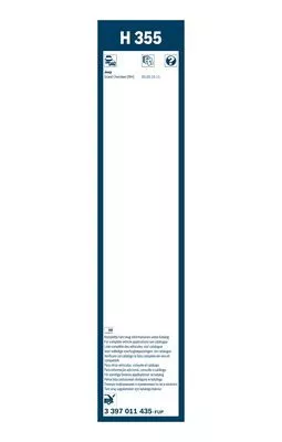 BOSCH 3397011435 Щетки стеклоочистителя