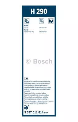 BOSCH 3397011814 Щетки стеклоочистителя
