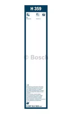 BOSCH 3397011923 Щітки склоочисника