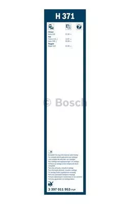 BOSCH 3397011953 Щетки стеклоочистителя