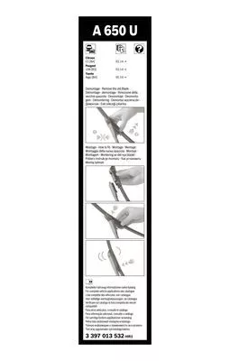 BOSCH 3397013532 Щетки стеклоочистителя