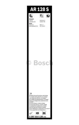 BOSCH 3397014128 Щетки стеклоочистителя