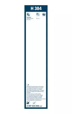 BOSCH 3 397 015 045 Щетки стеклоочистителя