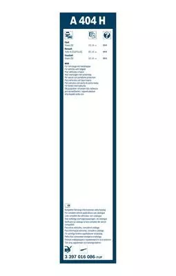 BOSCH 3 397 016 086 Щетки стеклоочистителя