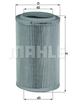 KNECHT LX915 Воздушный фильтр