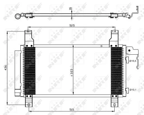 Nrf 35464 Радиатор кондиционера