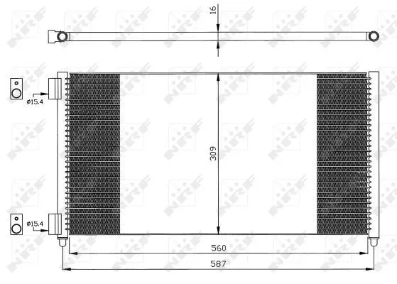 Nrf 35496 Радиатор кондиционера