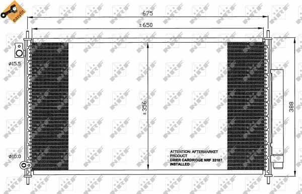 Nrf 35559 Радиатор кондиционера