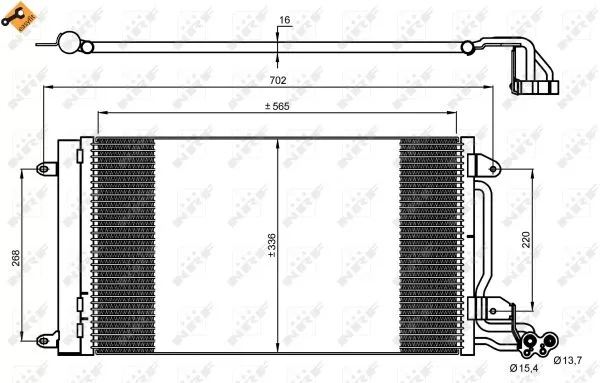 Nrf 35910 Радиатор кондиционера