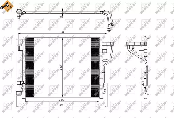 Nrf 35986 Радіатор кондиціонера