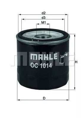 MAHLE ORIGINAL OC1014 Масляный фильтр
