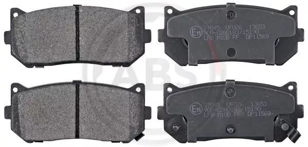 A.B.S. 37045 Тормозные колодки