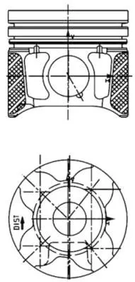 Kolbenschmidt 40179610 Поршень