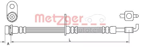 METZGER 4111332 Тормозной шланг