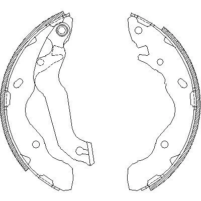 Remsa 4141.00 Тормозные колодки