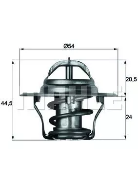 MAHLE ORIGINAL TX 4 92 D Термостат