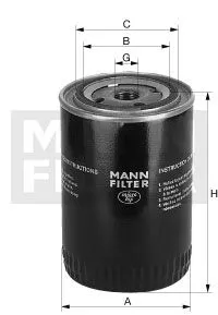 MANN-FILTER W9069 Оливний фільтр