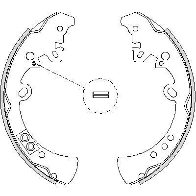 Remsa 4218.00 Тормозные колодки