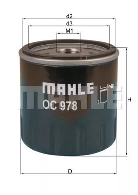 MAHLE ORIGINAL OC978 Масляный фильтр