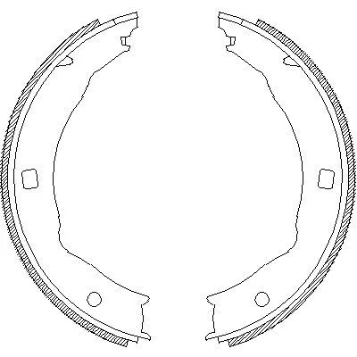 REMSA 4717.00 Колодки ручника