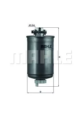 MAHLE ORIGINAL KL75 Топливный фильтр