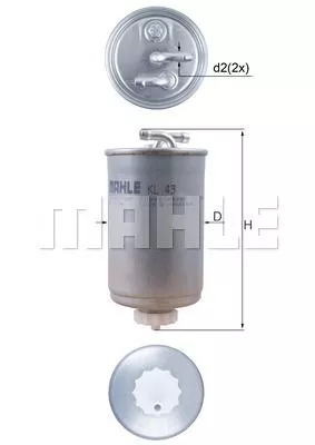 KNECHT KL43 Топливный фильтр