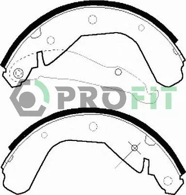 PROFIT 5001-0216 Тормозные колодки