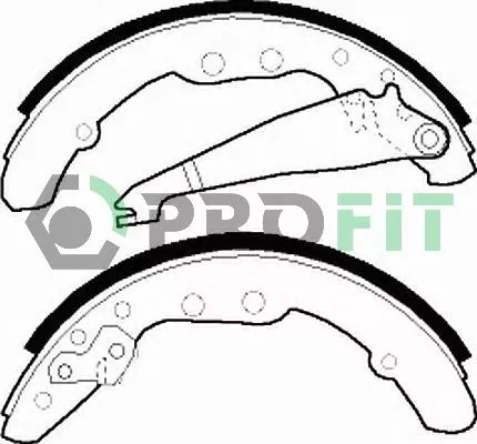 Profit 5001-0409 Гальмівні колодки