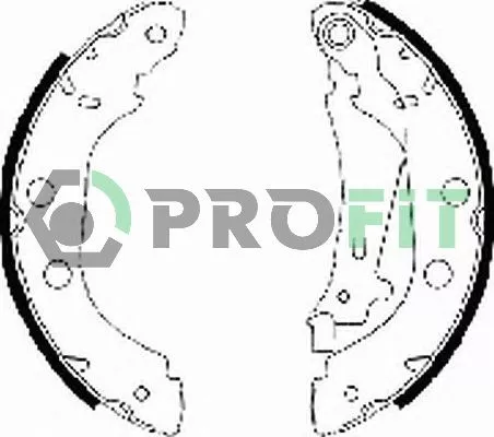 PROFIT 5001-0577 Тормозные колодки