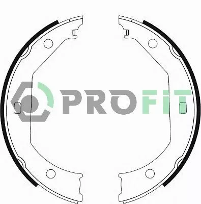 Profit 5001-0585 Тормозные колодки