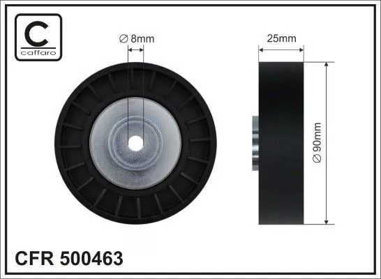 CAFFARO 500463 Ролик ременя генератора