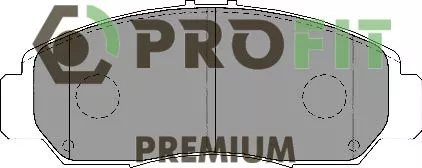 PROFIT 5005-1669 Тормозные колодки