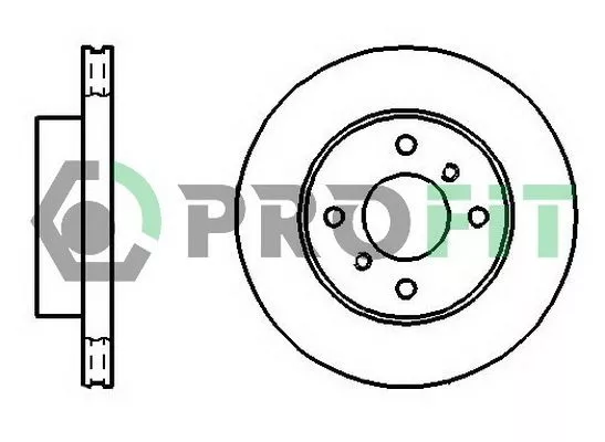 Profit 5010-0260 Тормозные диски