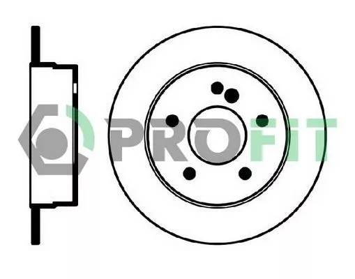 Profit 5010-0539 Тормозные диски