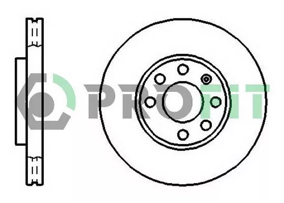 PROFIT 5010-1041 Гальмівні диски