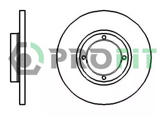 Profit 5010-1076 Тормозные диски