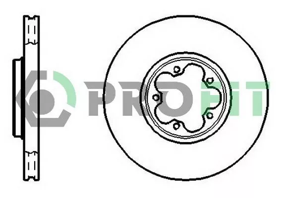 Profit 5010-1113 Гальмівні диски