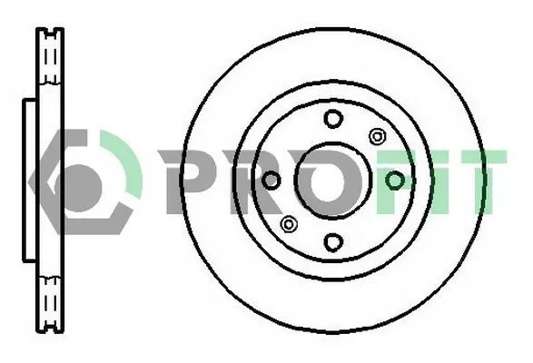PROFIT 5010-1140 Тормозные диски