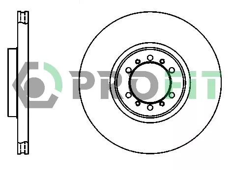 Profit 5010-1212 Гальмівні диски