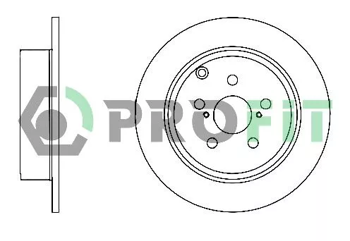 Profit 5010-1406 Тормозные диски